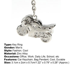 Men Keychain Exquistie Decorative Zinc Alloy Cool Motorcycle Pendant Keyring Men Jewelry Car Key Chain Bag Charm Accessories