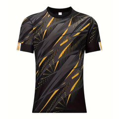 Casual Fitness Clothes T-Shirt Summer Short Sleeve Men's T Shirt Fashion Print Street Overszied Clothing Outdoor Top Sportwear