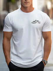 Men's Tops New Style Letter Print Fashion Casual Short-sleeved T-shirt Streetwear Men Clothing Graphic T Shirts Harajuku