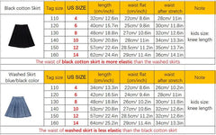 kids girls women panel casual skirts Mom daughter fashion sporty family matching spring summer skirt clothing