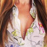 Gold Women Accessories Simple Chain Beach Harness Pendant Necklace Bikini Crossover Waist Belly Harness Body Chain Necklace