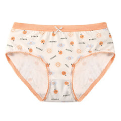 Women Cotton Underwears Pastoral Japanese Students Briefs Sexy Cute Girls Lingerie Printed Lace Femme Female Panties Underpants