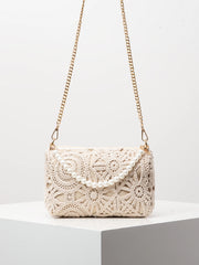 Boho Beach Bags for Women,Pearl Bag,Wicker Bag,Premiun Style Tote Bags for Ladies,Vacaition Outfits Women,Travel Must Haves