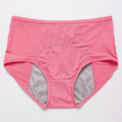 Period Underwear for Women 4 Layer Leakproof Cotton Panties Postpartum Menstrual Overnight Absorbent Underwear Seamless Moisture