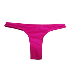 2025 New Bikini Women Swimwear Bottom Low Waisted Thong Rave Bottoms Mid Cut Bathing Suit Bottom for Beach Swimming Pool