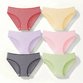 Women Panties Breathable Crotch Warm Underwear for Women Sexy Seamless Briefs Stripes Low Rise Pants Female Winter Lingerie