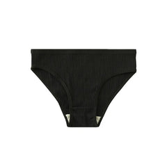 Sexy Women Underwear Briefs Breathable Cotton Women's Panties Mid-waist Hip Lifting Woman Underpants Solid Comfortable Briefs