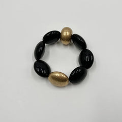 Suekees Boho Fashion Jewelry Gift Elastic Bracelets Earthy Jewellery Acrylic CCB Beads&Tassel Bracelets for Women Accessories