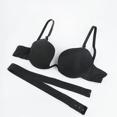 Sexy Women Lingerie U Backless Bras Underwear Deep V Low Cut Push Up Bra Intimates ECMLN Female Breathable Bralette