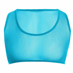 See Through Mesh Tank Top For Men Under Shirt Muscle Crop Top Sleeveless U Neck Vest For Sports And Workout Sessions