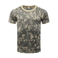 Military Army Camouflage Tactical Short Sleeve Men's Combat T-Shirt Kid's Tee Camo Outdoor Hiking Hunting Shirts