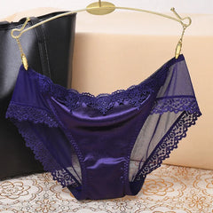 Women's Panties Underwear Lace Briefs Seamless Panties for Women Elastic Low-Waist Underpant Lady Sexy Female Intimates Lingerie
