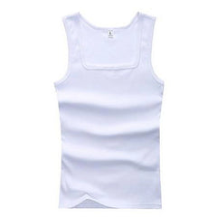 Hot Sale!Large Size Cotton Sleeveless T-shirts For Men Gym Fitness Tank Tops Bodybuilding Muscle Vest Tops Sports Undershirt