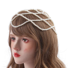 Sexy Accessories Women Bikini Pearl Chest chain Body Chain Jewelry Totally Hand-made Bra Fringed For Beach Nightclub Waist Chain