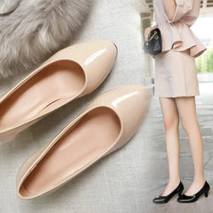 Female Pumps Nude Shallow Mouth Women Shoes Fashion Office Work Wedding Party Shoes Ladies Low Heel Shoes Woman Zapatos De Mujer
