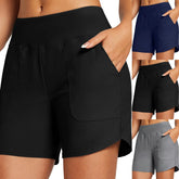 Women'S Swimwear 2025 Women Suit Shorts Waisted Swim Drawstring Bottoms Swimsuit High Boy Shorts Nuevo En Conjuntos A Juego