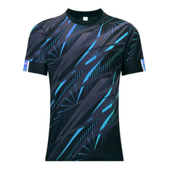 Casual Fitness Clothes T-Shirt Summer Short Sleeve Men's T Shirt Fashion Print Street Overszied Clothing Outdoor Top Sportwear