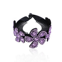 Hairpin Fashion Hair Accessories Ponytails Hair Claw Women Bun Maker Headwear Floral Leaves Hair Claw Bird Nest Twist Clip