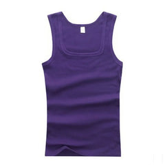 Classic Men Women Cotton Tank Top Summer Casual Fitness Bodybuilding Singlet Solid Color Outerwear Sweatshirt Sleeveless T-shirt