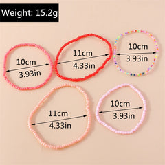 Bohemian Colorful Handmade Beads Anklets for Women Summer Beach Ankle Bracelet Foot Leg Chain Female Girls Jewelry Accessories