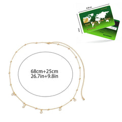 Simple Boho Beach Chain Waist Belt Sexy Fashion Women Rhinestone Belly Body Jewelry Bikini Summer Waist Chain Accessories