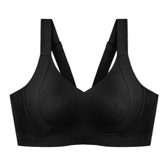 Women's Seamless Underwear, Thin Style, Large Breasts, Small Breasts, No Wires, Pull-up And Anti-sagging Large Size Bra