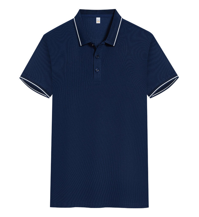 Polo Shirt Short Sleeve Lapel Printing Overalls - kinko