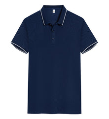 Polo Shirt Short Sleeve Lapel Printing Overalls - kinko