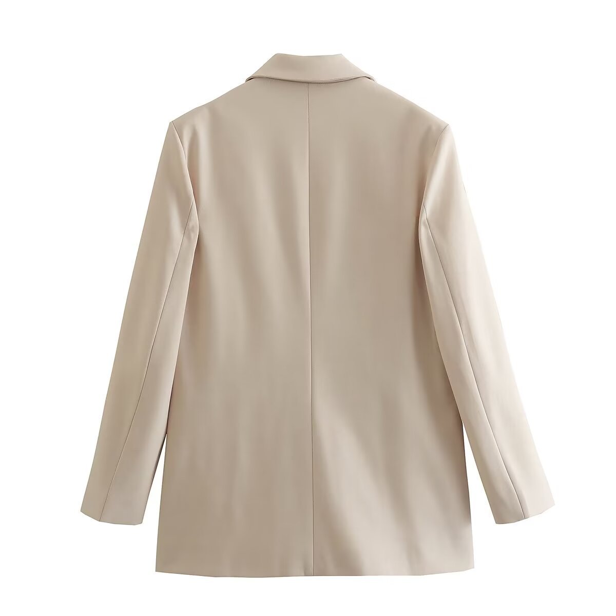 Loose Casual Double Breasted Blazer - kinko