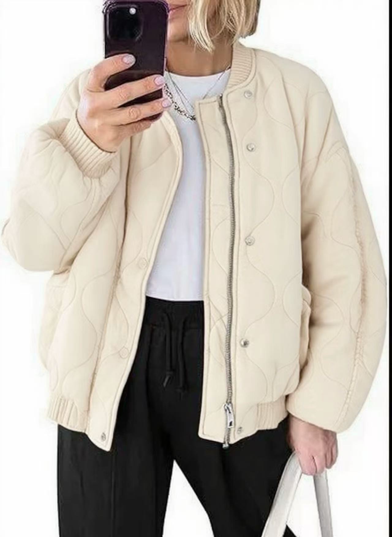 Loose Casual Pilot Long Sleeve Baseball Uniform - kinko