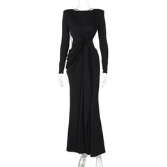 Women's Long Sleeve Slimming Dress - kinko