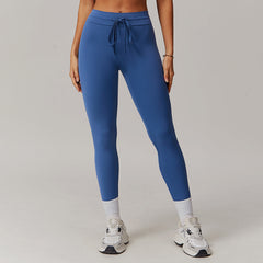Cloud Sense High Waist Yoga Pants Belly Contracting Hip Raise Fitness Pants - kinko