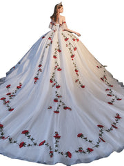 Temperament Bride Bra Trailing Mori Style Wedding Dress - kinko