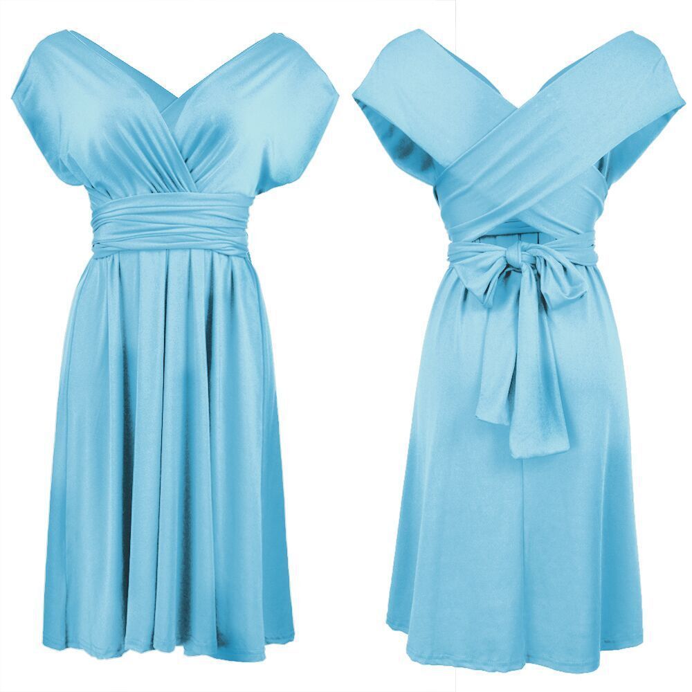 Multiple Wear Lace-up Plus Size Women's Clothing Dress - kinko