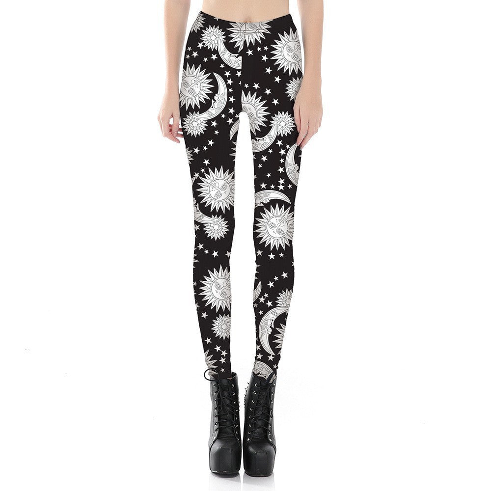 Women's Sports Workout Elastic Hip Lift Leggings - kinko