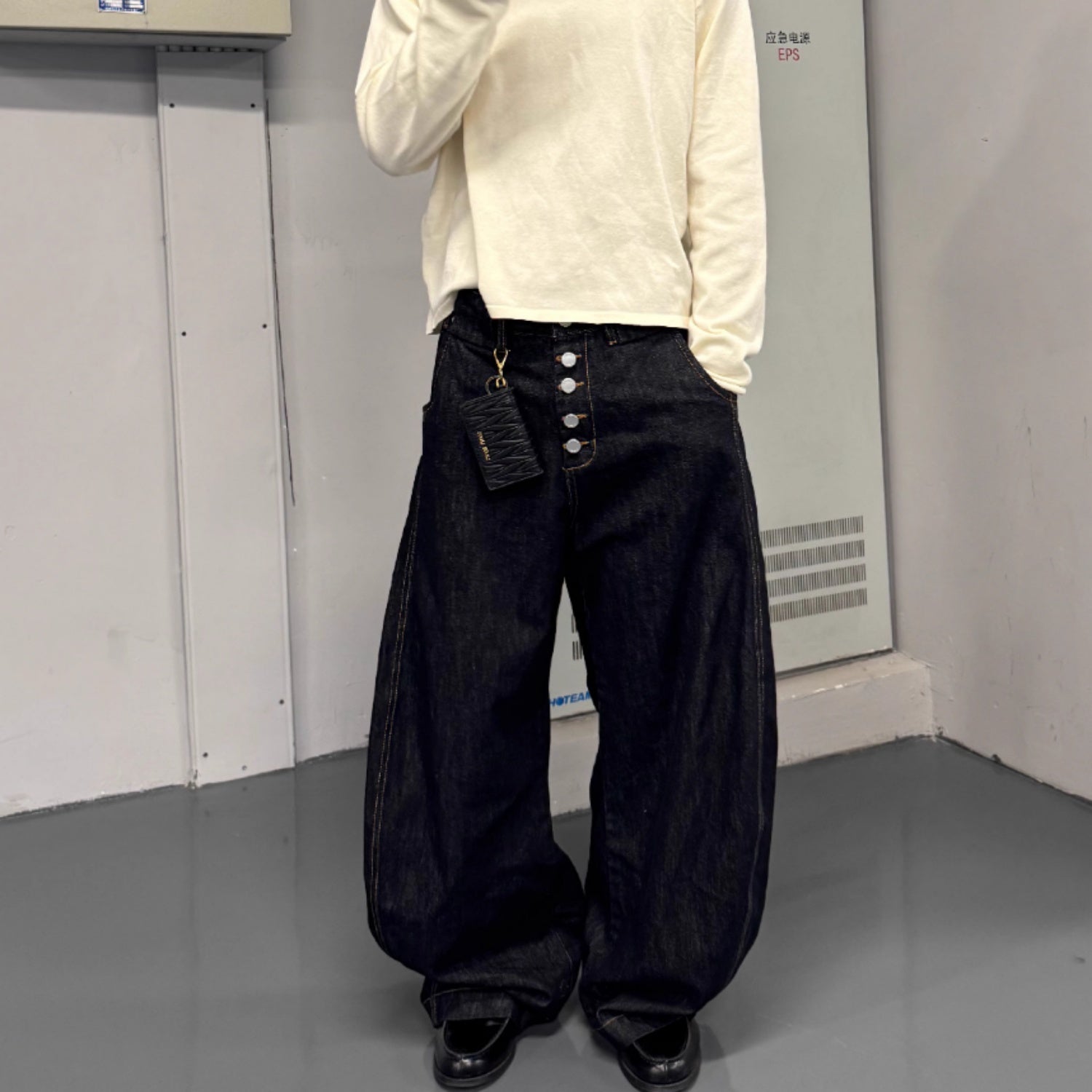 Curved Blade Shaped Original Beef Jeans - kinko