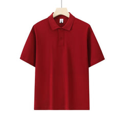 Honeycomb Mesh Beaded Cotton Casual Short Sleeve - kinko