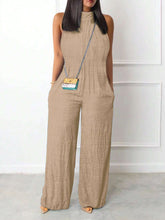 Sleeveless Halter Ruffled Young Women's Jumpsuit - kinko