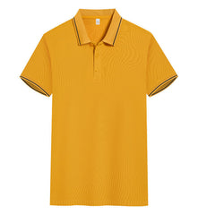 Polo Shirt Short Sleeve Lapel Printing Overalls - kinko