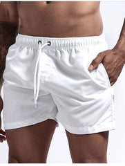 Wrap men's shorts, home pants, smooth beach pants, slim pants, shorts