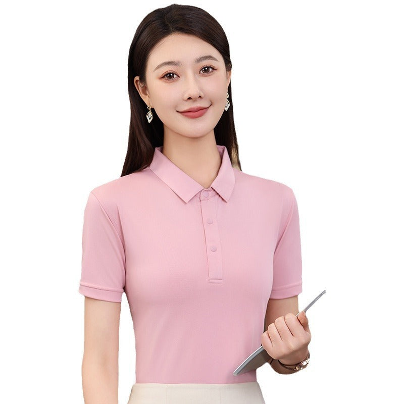 High-end Ice Ion Fiber Polo Shirt - kinko