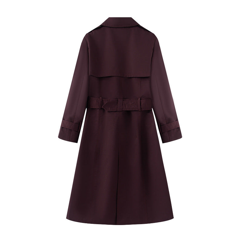 Trench Mid-length British Trench Coat - kinko