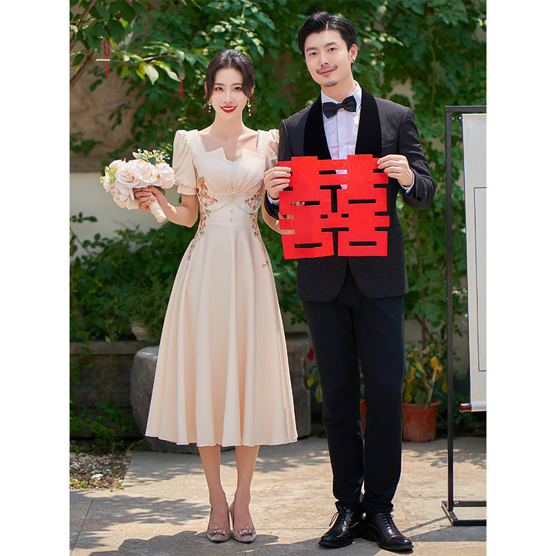 New High-end Banquet Little Evening Dress Women - kinko