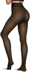 Black See-through Plus Size Women's Leggings - kinko
