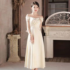 Summer Champagne Niche High-end Dress - kinko