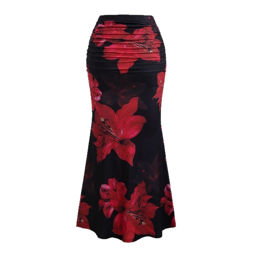 A- Line Skirt Leisure Vacation Long Women's Clothing - kinko