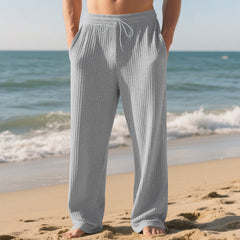 Fall Winter Men Leisure Baggy Straight Trousers