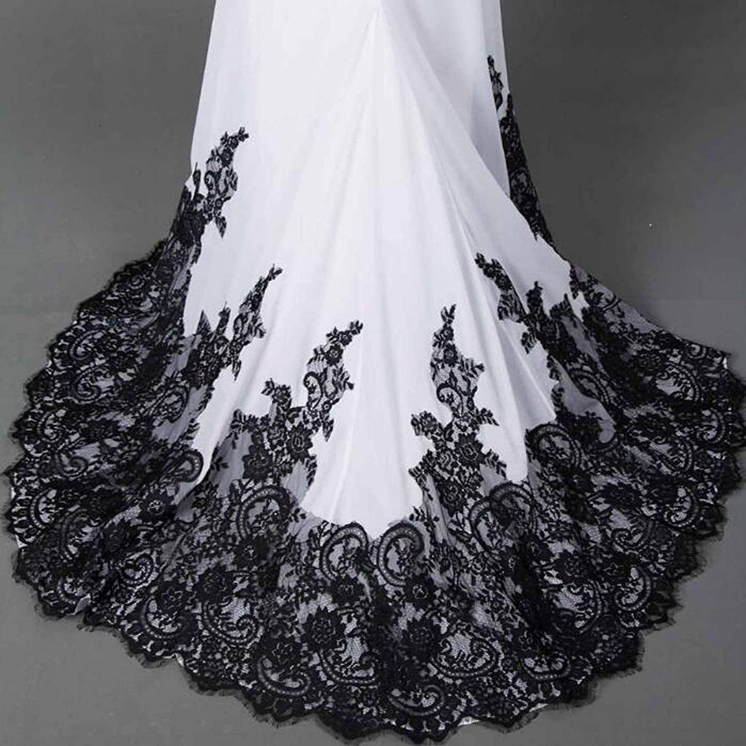 New Slim Mermaid Tail Wedding Dress - kinko