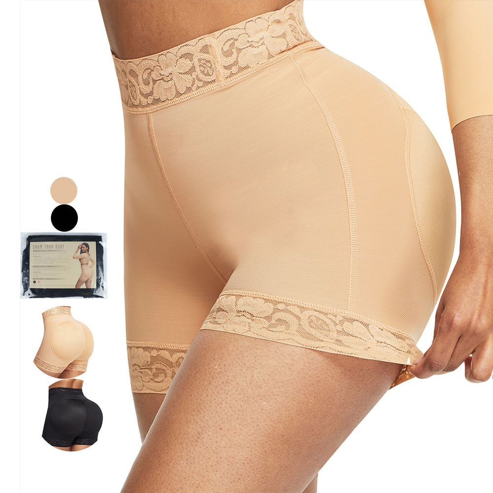 Tight Gridles Shaping High Waist Package Hip Boxer Abdominal Pants - kinko