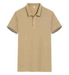 Polo Shirt Short Sleeve Lapel Printing Overalls - kinko